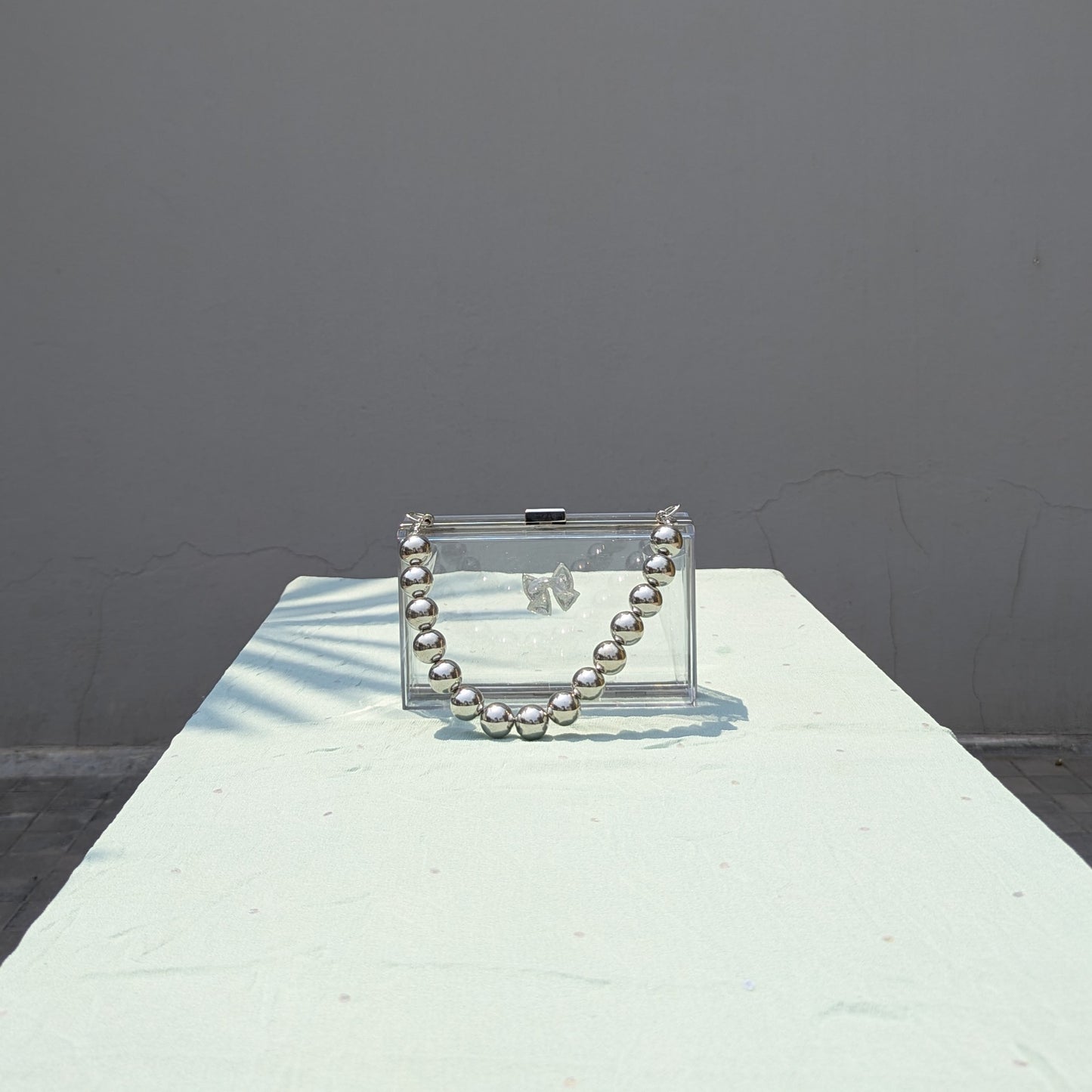 Transparent Shoulder bag with Cross-body chain
