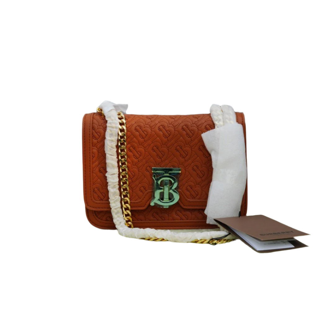 ℬurberry - Top Handle Note Bag- Briar Brown