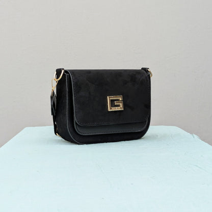 Guess [Inspired] Crossbody Bag - Black