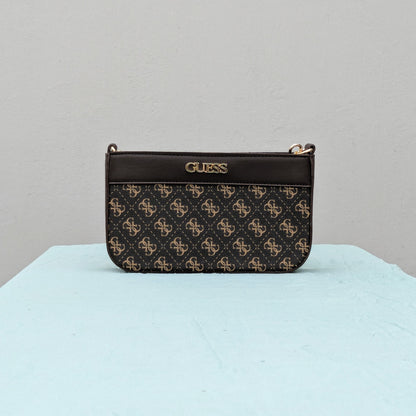 Guess Noelle [Inspired] Shoulder Bag - Brown and Black