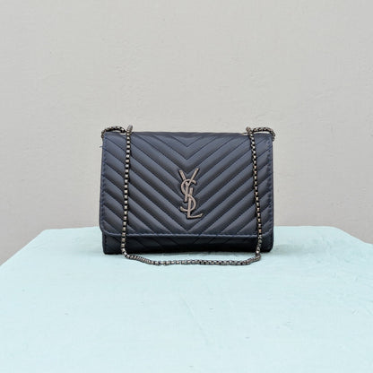YSL Loulou [Inspired] Crossbody Bag - Midnight Blue