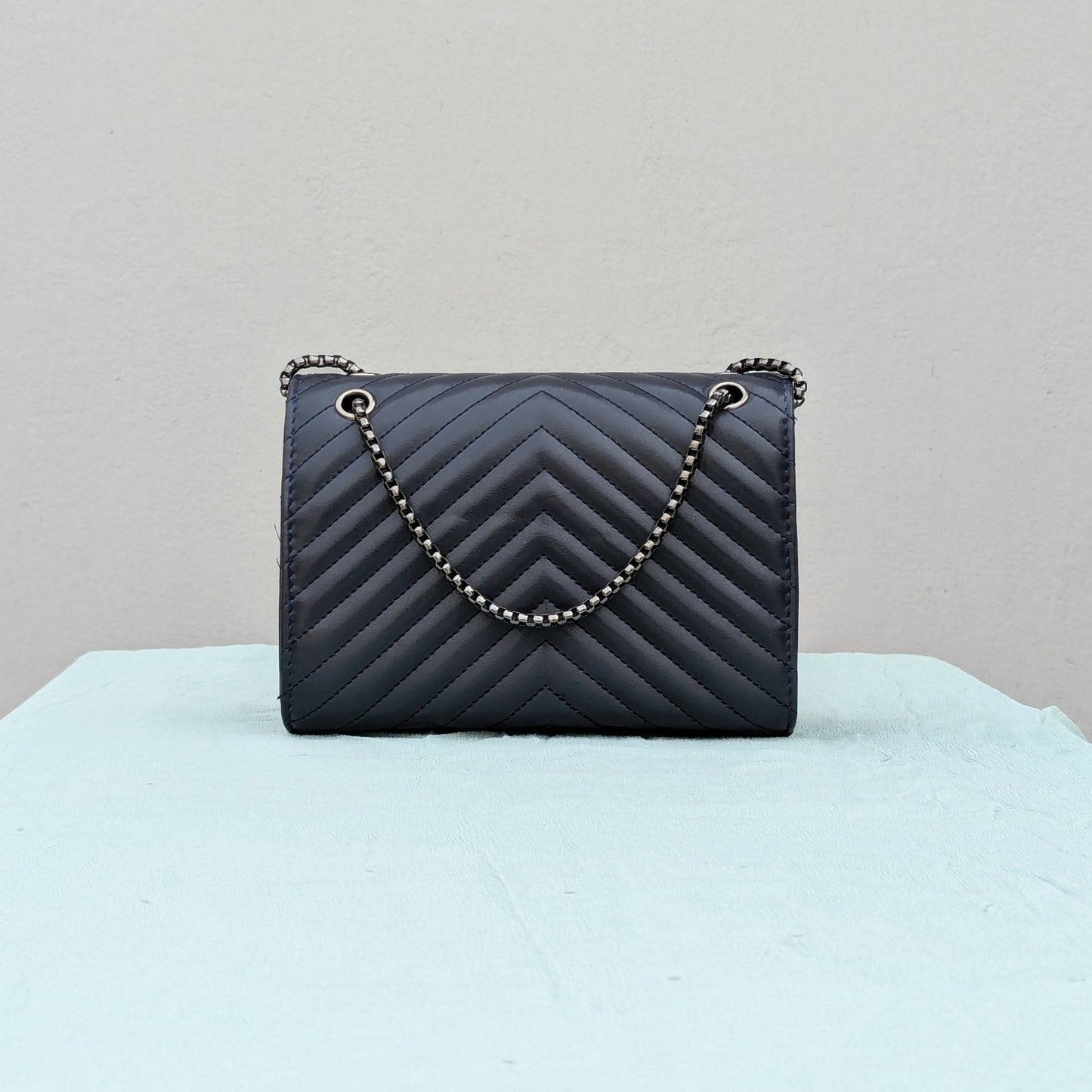 YSL Loulou [Inspired] Crossbody Bag - Midnight Blue