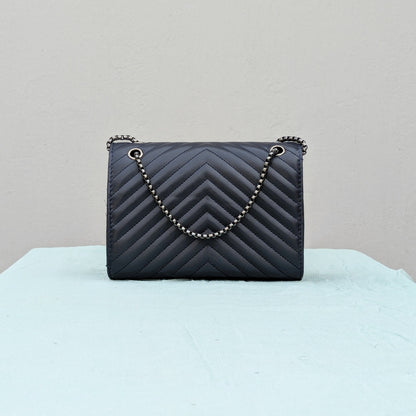 YSL Loulou [Inspired] Crossbody Bag - Midnight Blue