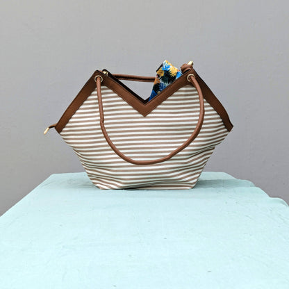 Loewe Ibiza [Inspired] Tote Bag - Horizontal Stripes