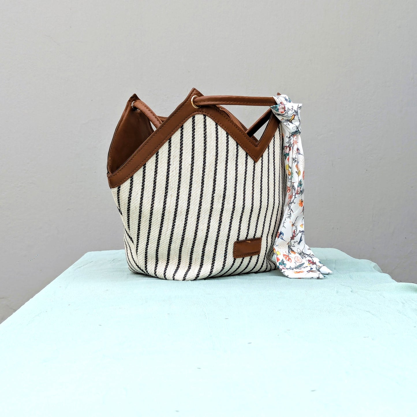 Loewe Ibiza [Inspired] Tote Bag - Vertical Stripes