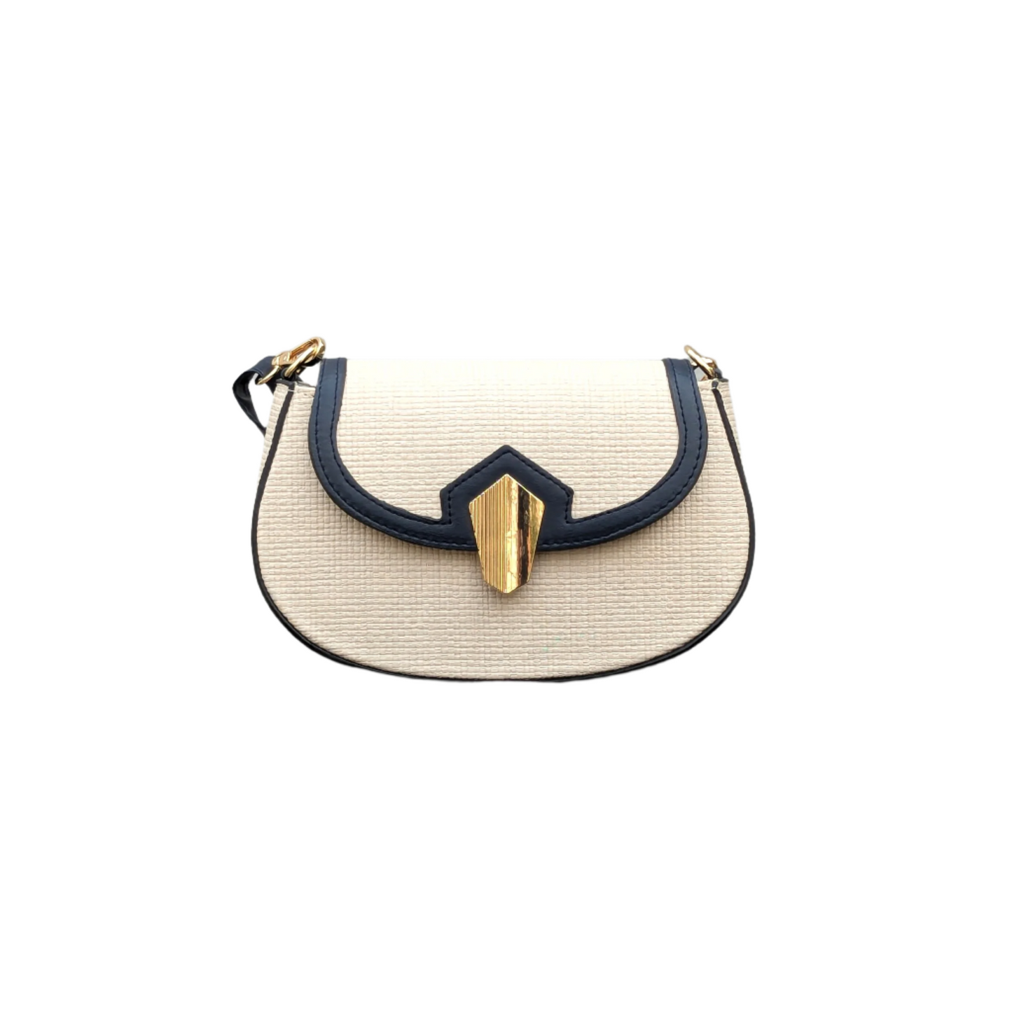 Celine Besace [Inspired] Crossbody Bag - White and Black