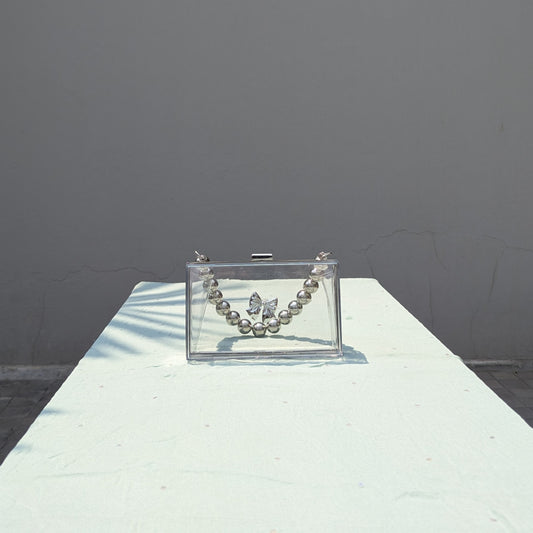 Transparent Shoulder bag with Cross-body chain