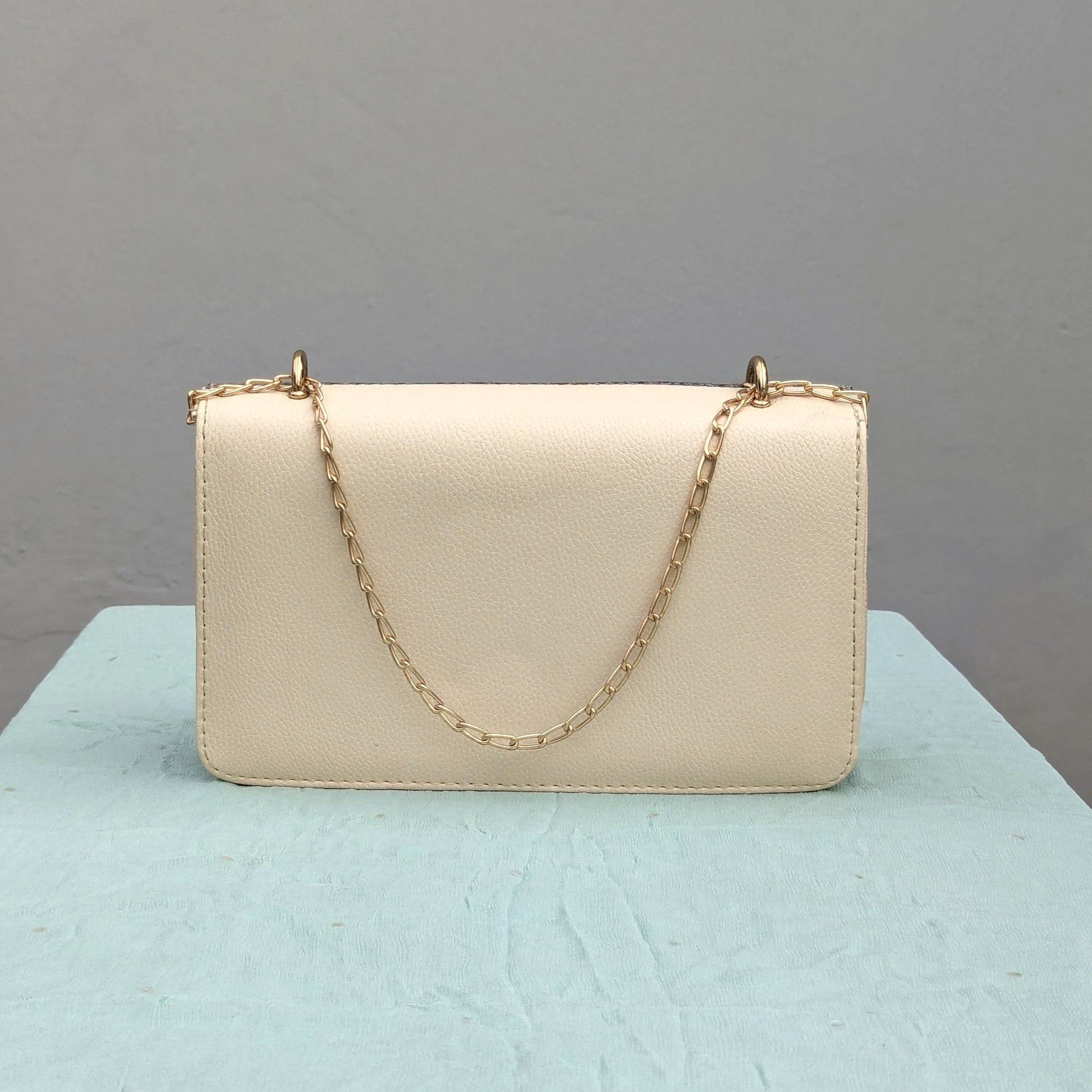 CARIÑO​Evening Purse - Brown and TurquoiseCARIÑO​