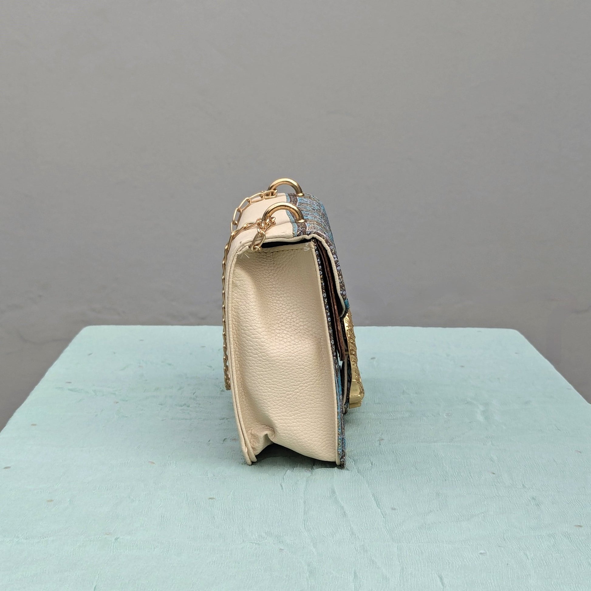 CARIÑO​Evening Purse - Brown and TurquoiseCARIÑO​
