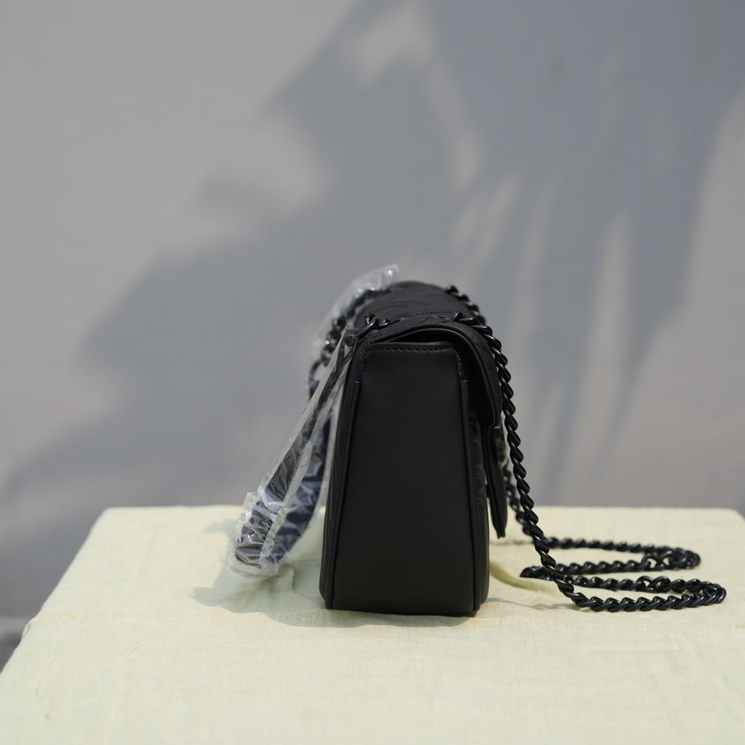 CARIÑO​Gu©©i - MARMONT SMALL SHOULDER - BLACKCARIÑO
